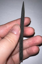 Load image into Gallery viewer, GEM Edestus Fossil Scissor Shark Tooth 4.11 Inches Pre Dinosaur Shark Tooth!